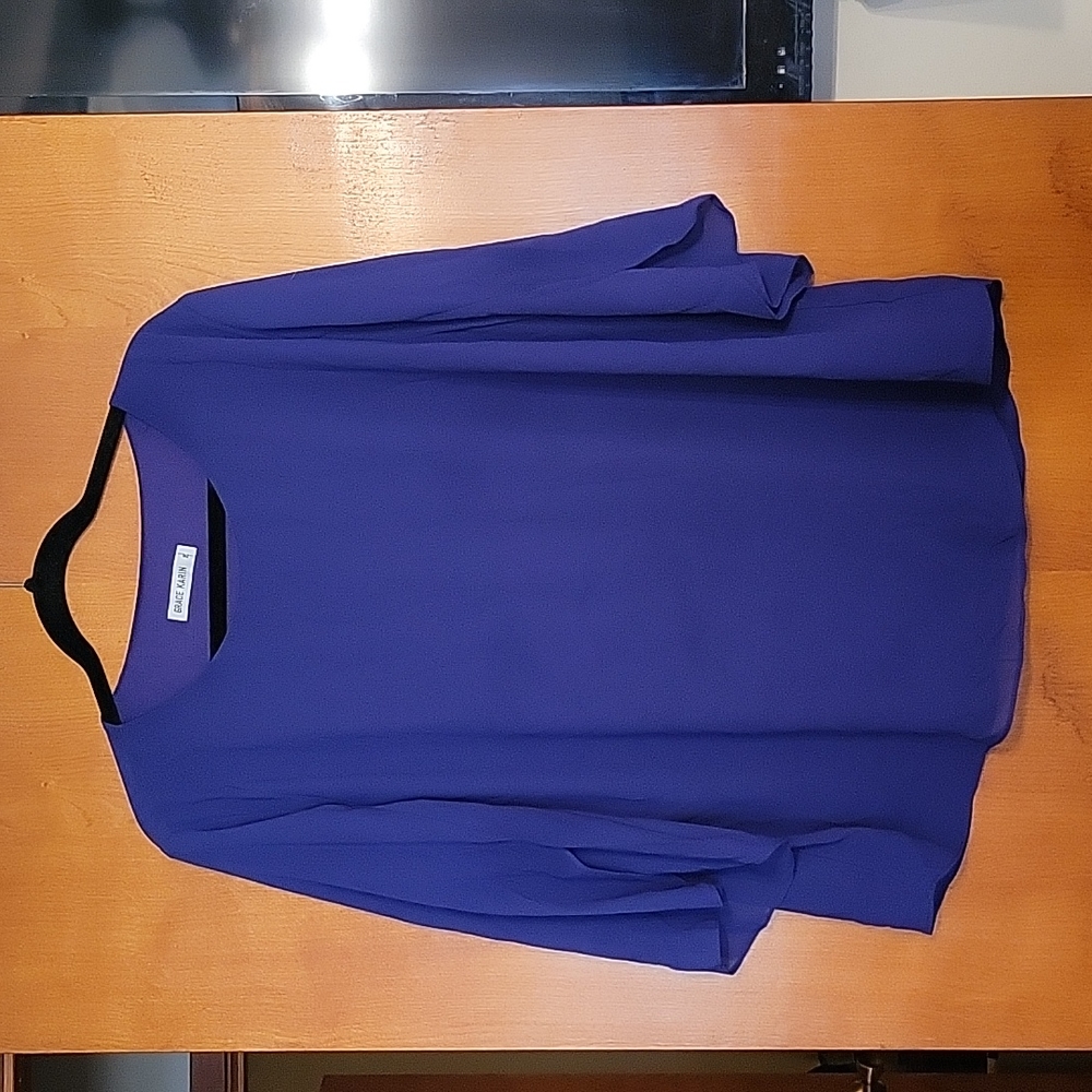 Grace Karin blouse purple 3/4 sleeve